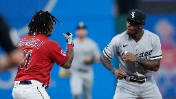 Jose Ramirez catches Tim Anderson with right hook, big brawl ensues - ESPN Video