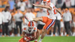 Former Clemson kicker released by the Pittsburgh Steelers