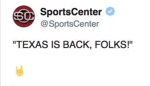 Is Texas Back?